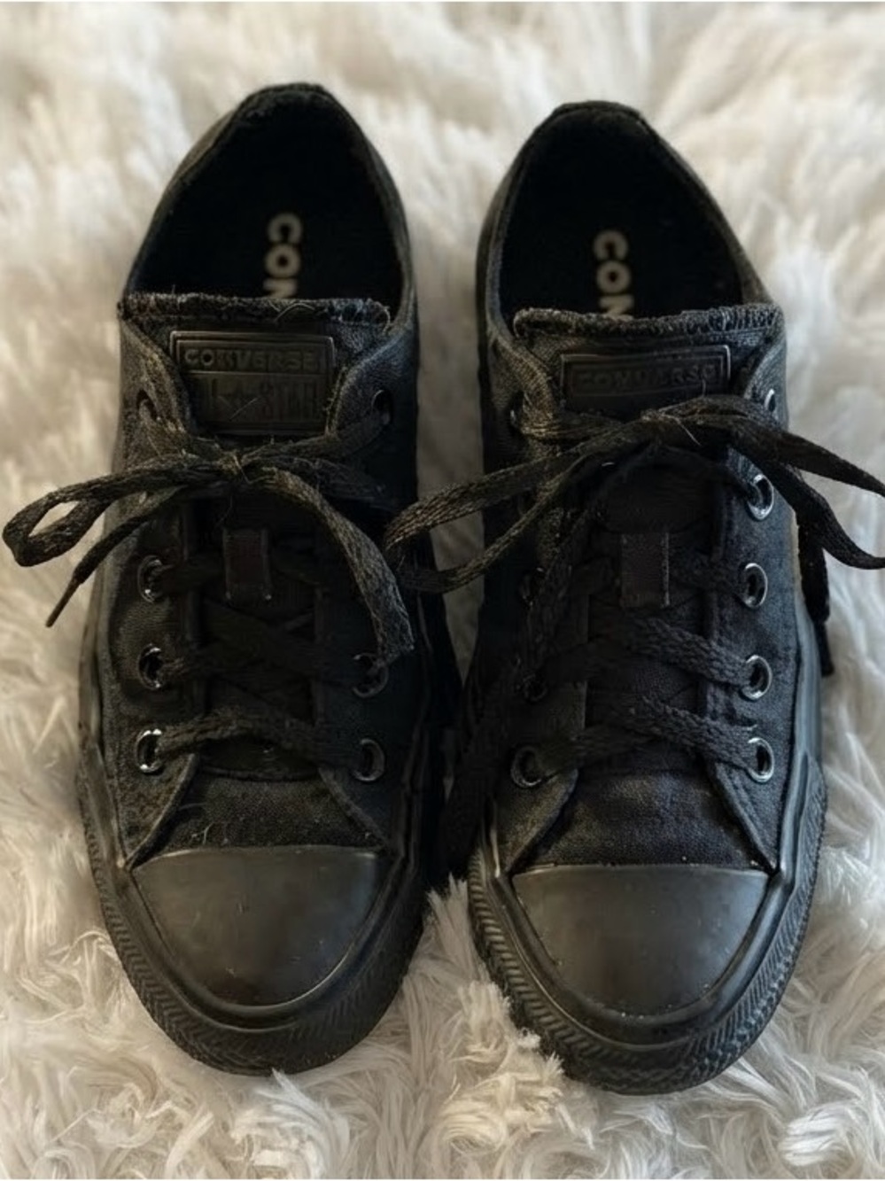🖤 Converse All Star "Triple Black" Low Top Sneakers Unisex Women's 6 / Men's 4